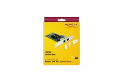 DELOCK PCI Express x1 Karte 2 x RJ45 Gigabit LAN i82576