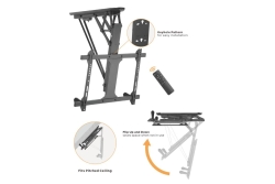 Equip Deckenhalterung 32-70/1TFT 35Kg elektr.+Fernb. sw lite Retail