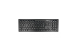 DELOCK USB Tastatur 2,4 GHz kabellos schwarz - Lautlos