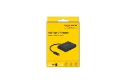 DELOCK USB Type-C Adapter > HDMI 4K 30Hz USB Type-A/C PD