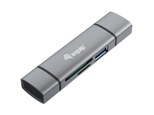 Equip Kartenleser USB-A3.0/USB-C3.2/MicroSD/SD/ 5Gbps