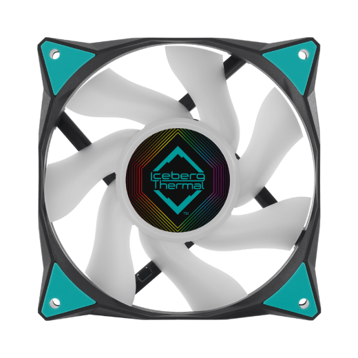 ICEBERG THERMAL IceGALE ARGB PWM - 120mm ARGB Black