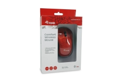 Equip Komfortmaus Wireless USB-A L+R rot