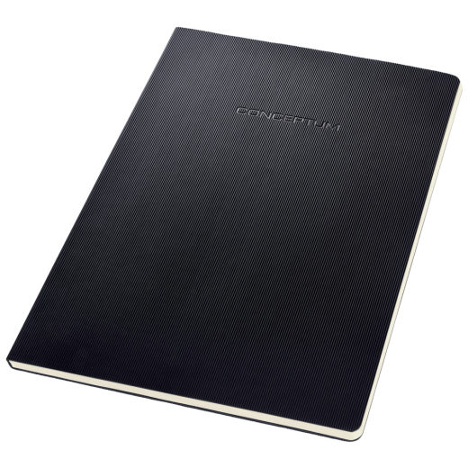 Notizblock Conceptum - ca. A4, liniert, 120 Seiten, schwarz