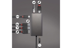 LINDY DST-Mini XT USB-C Mini Dock 4K HDMI&DP PD 3.0 100W