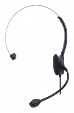 MANHATTAN Mono USB-Headset Ohrauflegendes Design (On-Ear)
