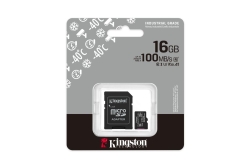 SD MicroSD Card 16GB Kingston SDHC (Class10) w.A A1 retail