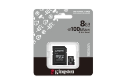 SD MicroSD Card 8GB Kingston SDHC (Class10) w.A A1 retail