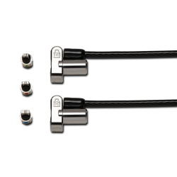 Kensington Notebookschloss Universell 3in-1 Twin Head