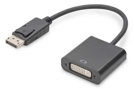 DIGITUS Aktiver DisplayPort Adapter / Konverter, DP auf DVI