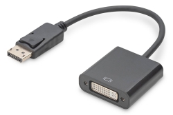 DIGITUS Aktiver DisplayPort Adapter / Konverter, DP auf DVI