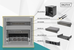 DIGITUS Netzwerk-Set 254 mm (10)-6HE, 312x300mm (B x T)
