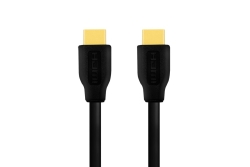 Logilink HDMI-Kabel A/M zu A/M, 4K/60 Hz, CCS, schwarz, 1,0m