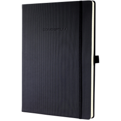Notizbuch Conceptum - A4+, liniert, 194 Seiten, schwarz,...