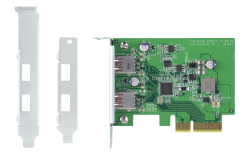 QNAP QXP-10G2U3A USB3.2 Gen2 Dualport PCIe expansion card