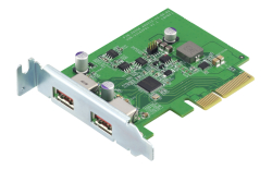 QNAP QXP-10G2U3A USB3.2 Gen2 Dualport PCIe expansion card