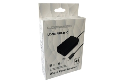 LC-Power Netzteil NB Notebook-Netzteil LC-NB-PRO-45-C 45W
