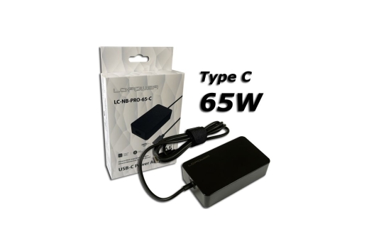 LC-Power Netzteil NB Notebook-Netzteil LC-NB-PRO-65-C 65W