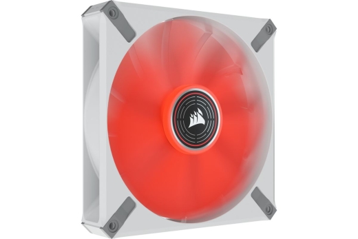 CORSAIR Lüfter ML140 LED ELITE-W AirGuide Red