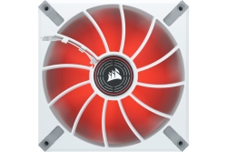 CORSAIR Lüfter ML140 LED ELITE-W AirGuide Red
