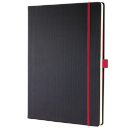 Notizbuch Conceptum Red Edition - ca. A4, liniert, schwarz