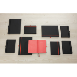 Notizbuch Conceptum Red Edition - ca. A4, liniert, schwarz