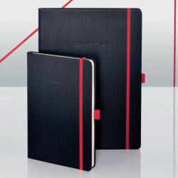 Notizbuch Conceptum Red Edition - ca. A4, liniert, schwarz
