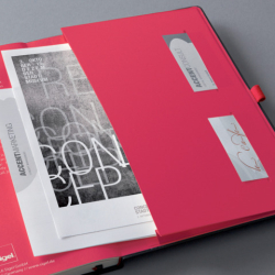 Notizbuch Conceptum Red Edition - ca. A4, liniert, schwarz