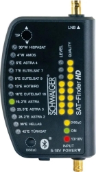 Schwaiger Digitaler Sat-Finder HD + Akku Bluetooth eig. APP