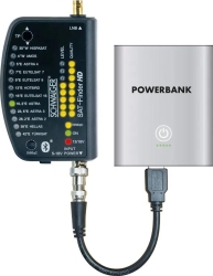 Schwaiger Digitaler Sat-Finder HD + Akku Bluetooth eig. APP