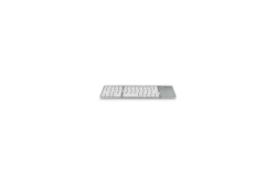 MediaRange Tastatur Wireless 63 Ta. faltbar Toch. DE silber