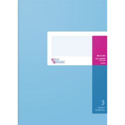 Spaltenbuch Kopfleisten-Ausführung - A4, 3 Spalten,...