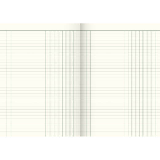 Spaltenbuch mit festem Kopf - A4, 2 Spalten, 40 Blatt