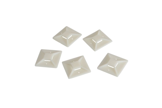Logilink Kabelbinderhalter ABS 100Stk selbstklebend 4x4cm