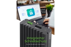Geh. IcyBox USB 3.1 Typ-C M.2 NVMe SATA SSD Gehäuse extern