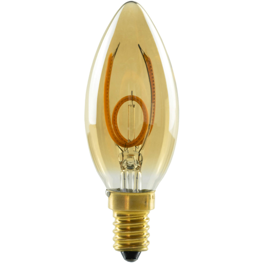 SEGULA LED Soft Kerze gold E14 3,2W 1900K dimmbar