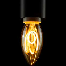 SEGULA LED Soft Kerze gold E14 3,2W 1900K dimmbar
