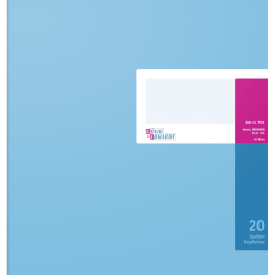 Spaltenbuch Kopfleisten-Ausführung - 277 x 257 mm,...