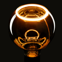 SEGULA LED Floating Globe 125 smokey grau E27 6W 1900K dimm