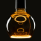 SEGULA LED Floating Globe 125 smokey grau E27 6W 1900K dimm