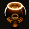 SEGULA LED Floating Globe 125 smokey grau E27 6W 1900K dimm