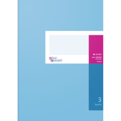 Spaltenbuch mit festem Kopf - A4, 3 Spalten, 40 Blatt