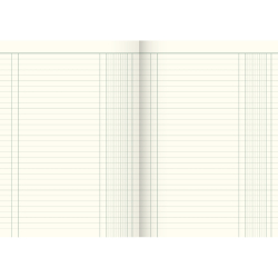 Spaltenbuch mit festem Kopf - A4, 1 Spalte, 40 Blatt