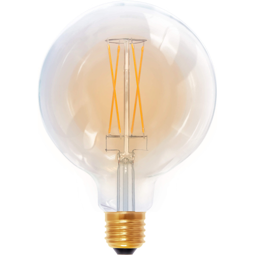 SEGULA LED Globe 125 gold E27 5W 340Lm 1900K dimmbar
