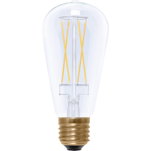 SEGULA LED Rustika Long Style klar E27 5W 2200K dimmbar