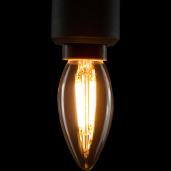 SEGULA LED Kerze klar E14 3,2W 270Lm 2700K dimmbar