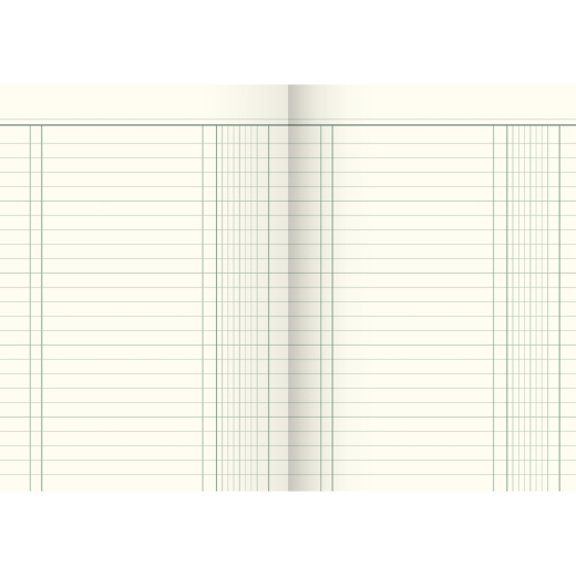 Spaltenbuch mit festem Kopf - A5, 1 Spalte, 40 Blatt