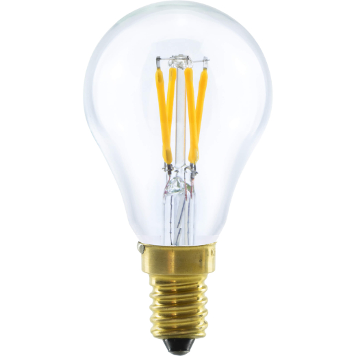 SEGULA LED Tropfenlampe klar E14 3W 2200K dimmbar