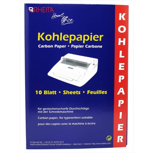Kohlepapier - A4, 10 Blatt, schwarz