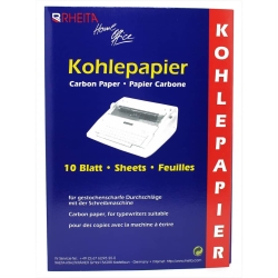 Kohlepapier - A4, 10 Blatt, schwarz